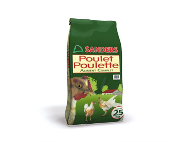 Aliment complet poulet et poulette 25kg SANDERS